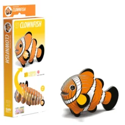 Eugy 037 Clownfish Card 3D Puzzle