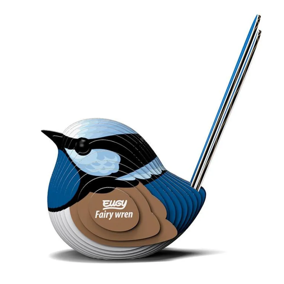 Eugy 025 Fairy wren Card 3D Puzzle