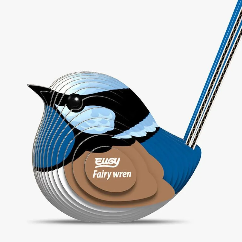 Eugy 025 Fairy wren Card 3D Puzzle