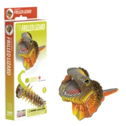 Eugy 108 Frilled Lizard Card 3D Puzzle