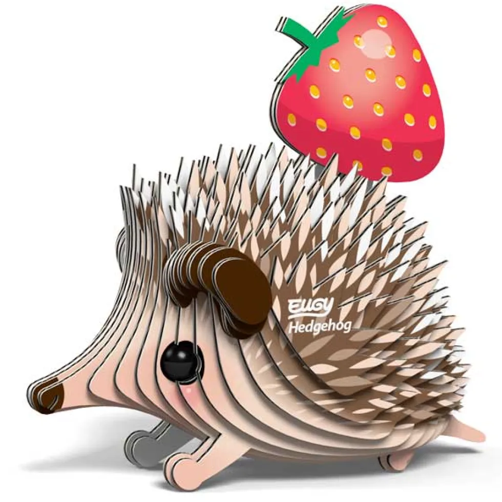 Eugy 026 Hedgehog Card 3D Puzzle