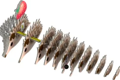 Eugy 026 Hedgehog Card 3D Puzzle