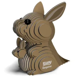 Eugy 015 Kangaroo Card 3D Puzzle