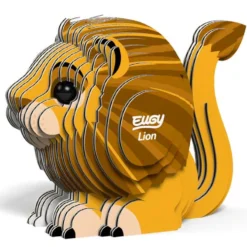 Eugy 070 Lion Card 3D Puzzle