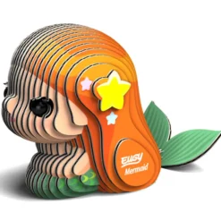 Eugy 050 Mermaid Card 3D Puzzle