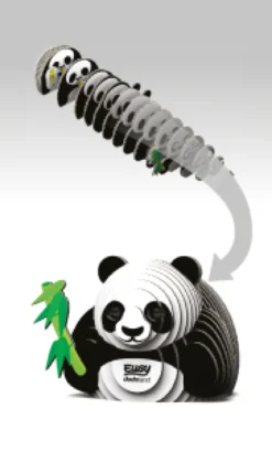 Eugy 013 Panda Card 3D Puzzle