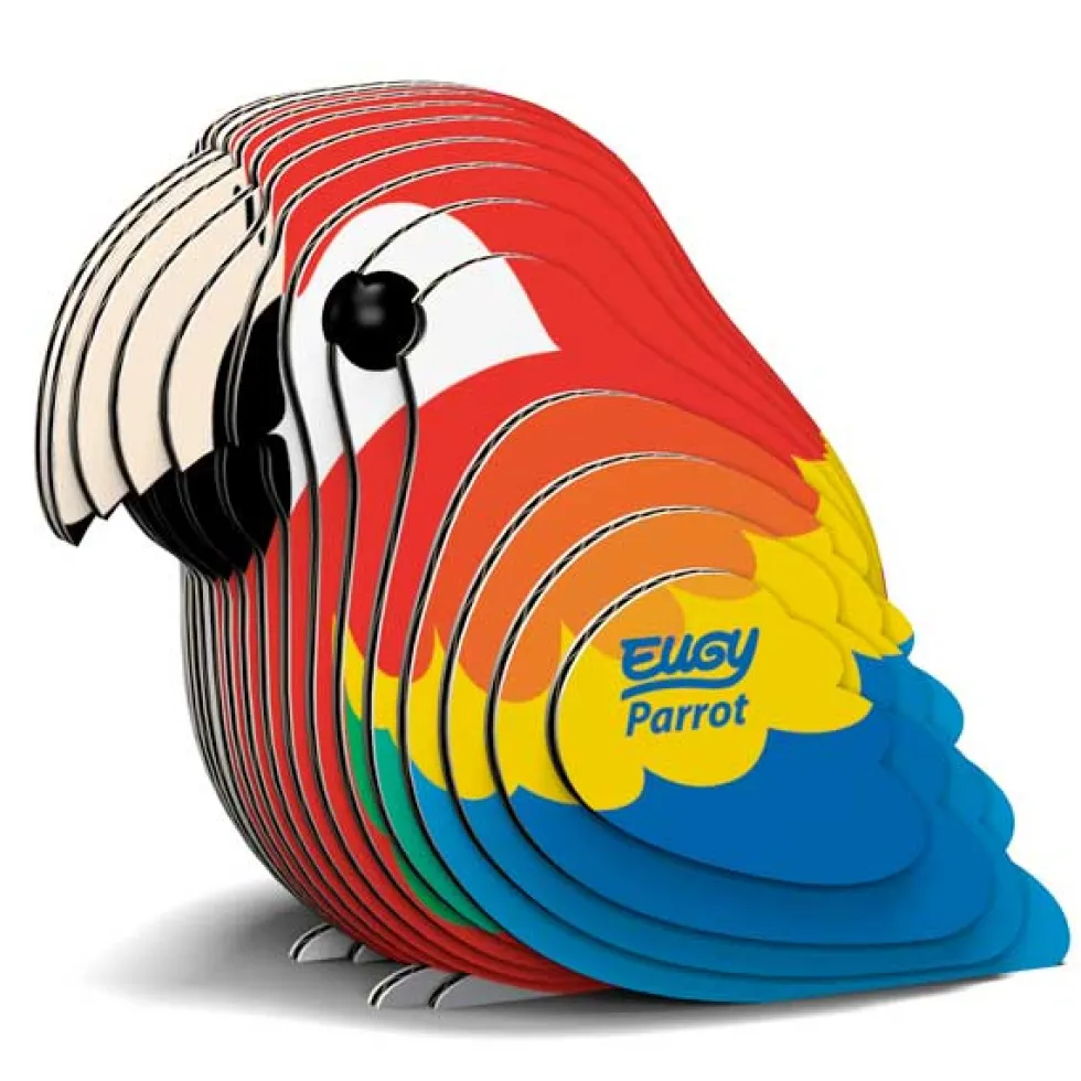 Eugy 023 Parrot Card 3D Puzzle