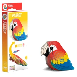 Eugy 023 Parrot Card 3D Puzzle