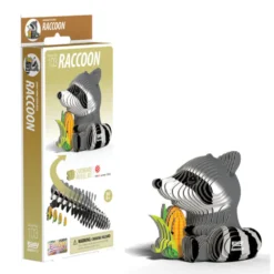 Eugy 103 Raccoon Card 3D Puzzle