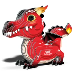 Eugy 085 Red Dragon Card 3D Puzzle