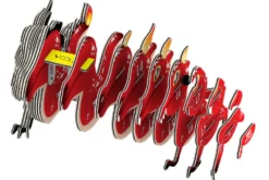 Eugy 085 Red Dragon Card 3D Puzzle