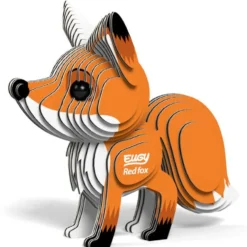 Eugy 072 Red Fox Card 3D Puzzle