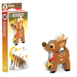 Eugy 054 Reindeer Card 3D Puzzle