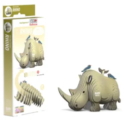 Eugy 076 Rhino Card 3D Puzzle