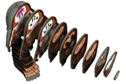 Eugy 098 Sasquatch Bigfoot Card 3D Puzzle