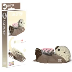 Eugy 060 Sea Otter Card 3D Puzzle
