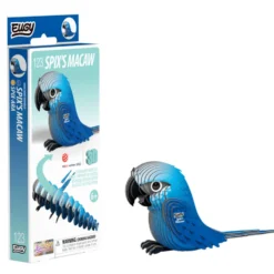Eugy 123 Spix’s Macaw Card 3D Puzzle