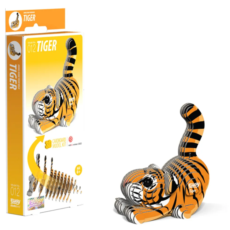 Eugy 012 Tiger Card 3D Puzzle