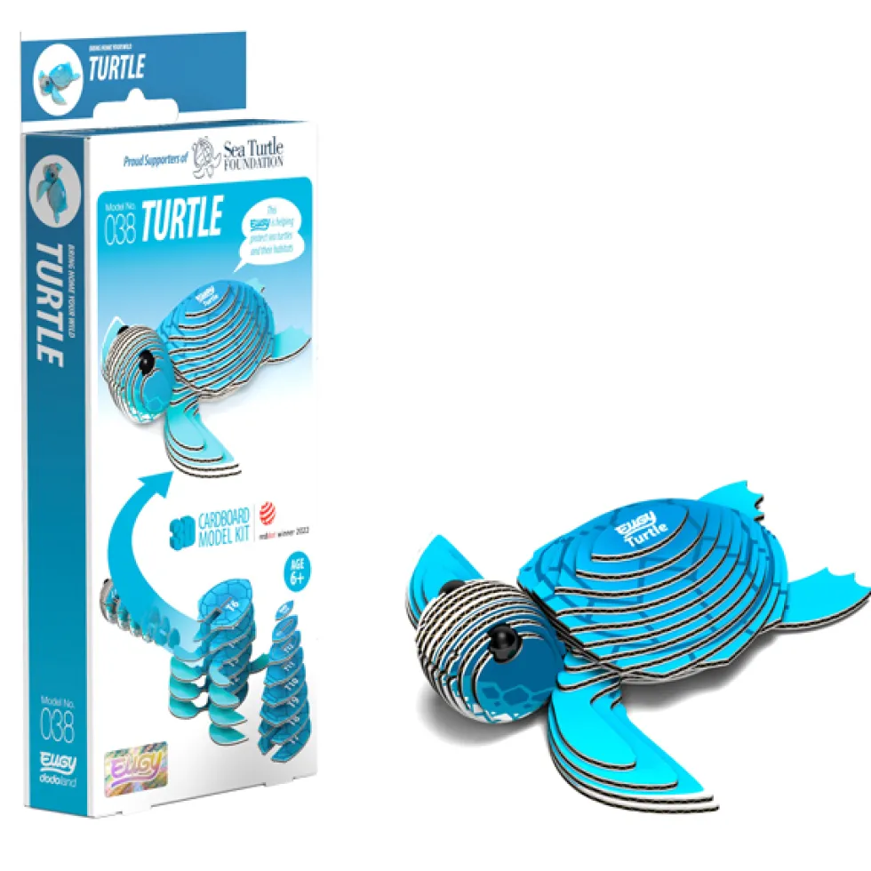 Eugy 038 Turtle Card 3D Puzzle