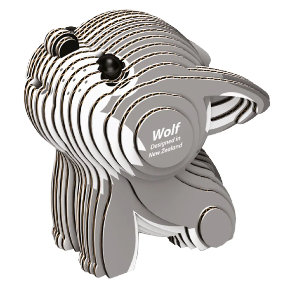 Eugy 040 Wolf Card 3D Puzzle