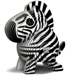 Eugy 011 Zebra Card 3D Puzzle