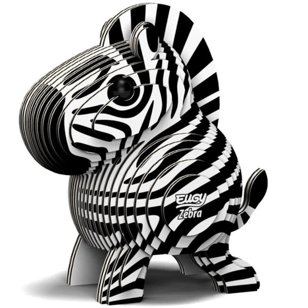Eugy 011 Zebra Card 3D Puzzle