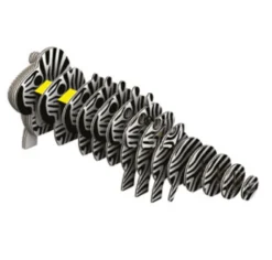 Eugy 011 Zebra Card 3D Puzzle