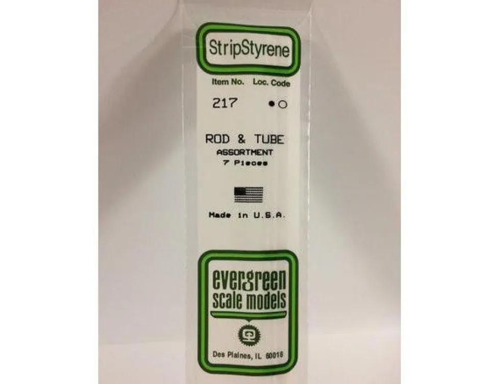 Evergreen Assorted Rod and Tube Pack