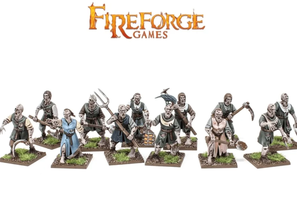 Fireforge Games 28mm Forgotten World - Living Dead Peasants