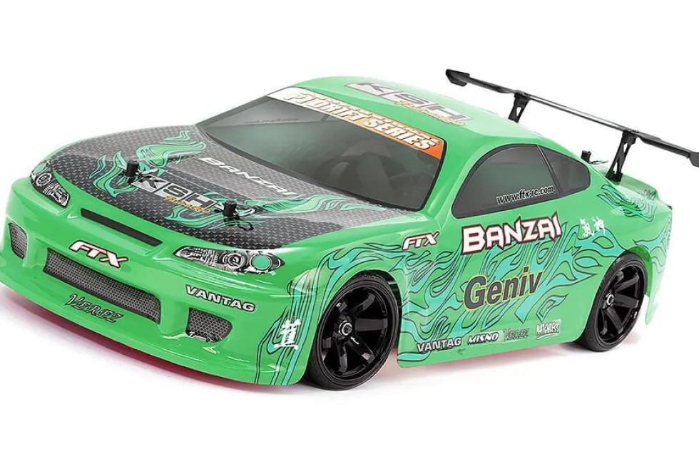 FTX RC 1/10 Banzai 2.4Ghz 4WD RTR Brushed Drift Car Green