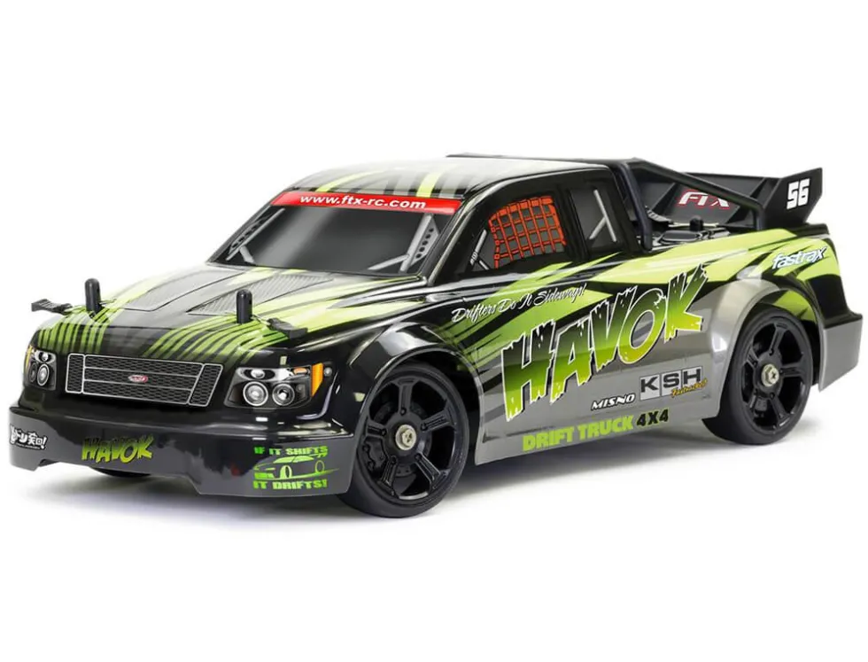 FTX RC 1/14 Havok 4WD RTR Brushed Drift Truck Yellow