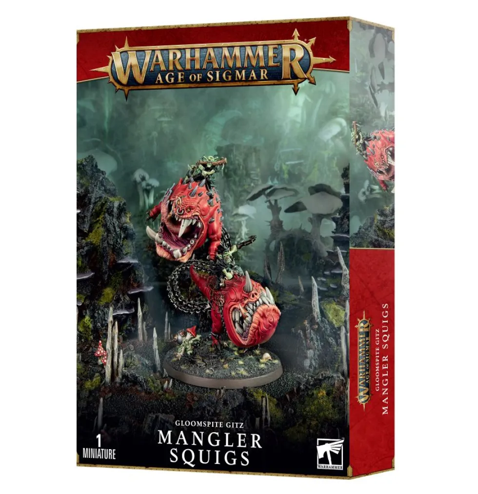 Games Workshop Age of Sigmar - Gloomspite Gitz - Moonclan - Mangler Squigs