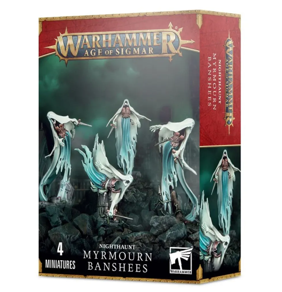 Games Workshop Age of Sigmar - Nighthaunt - Myrmourn Banshees Easy Build