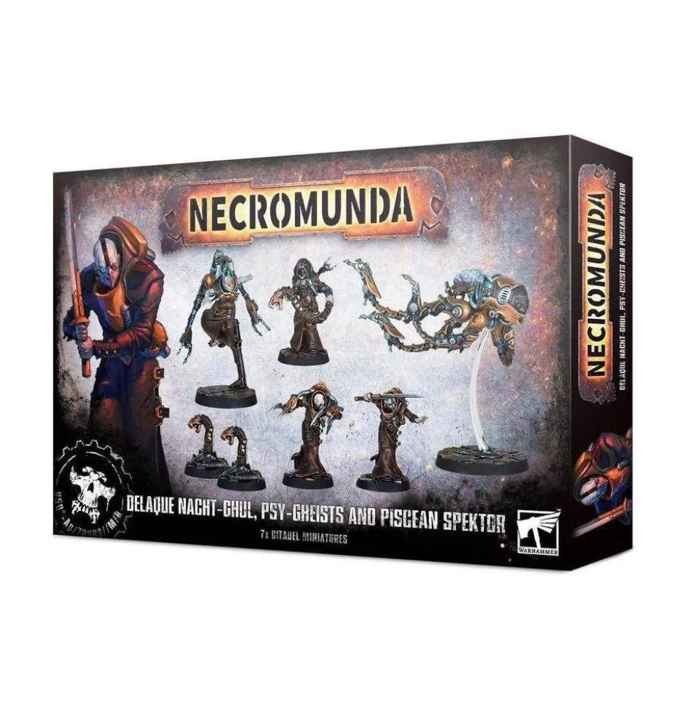 Games Workshop Necromunda - Delaque - Nacht-Ghul, Psy-Gheists and Piscean Spektor