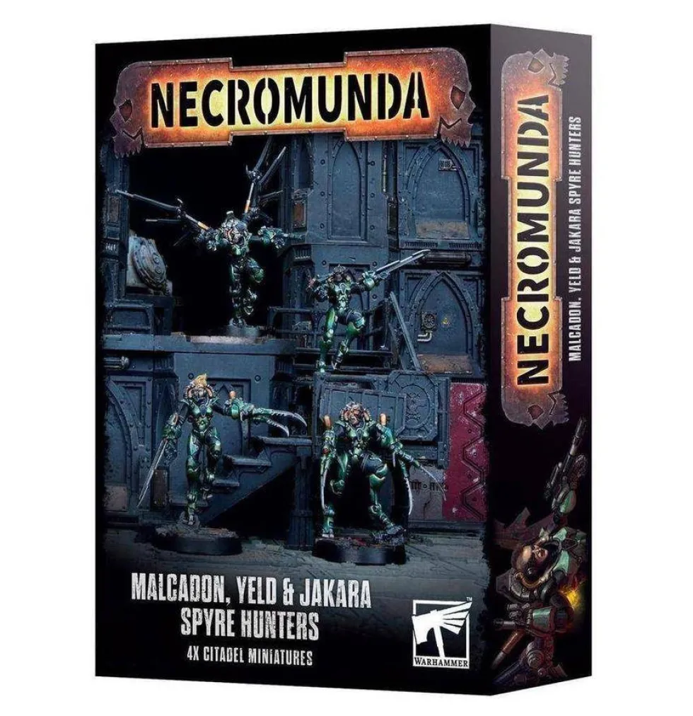 Games Workshop Necromunda - Spyre Hunters - Malcadon, Yeld & Jakara