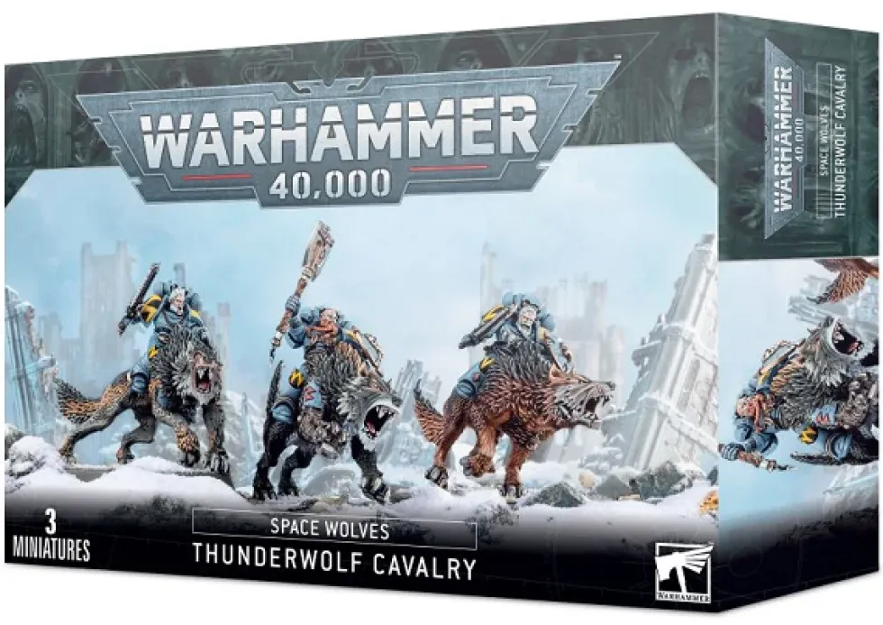 Games Workshop Warhammer 40,000 - Space Wolves - Thunderwolf Cavalry