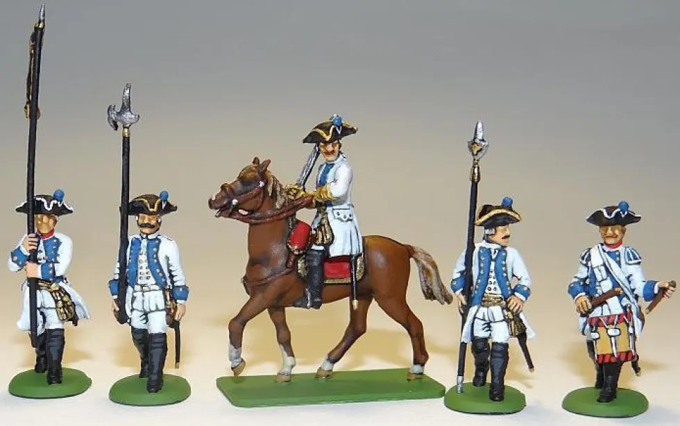 Hat Industrie 1/72 7 Years War Austrians Command