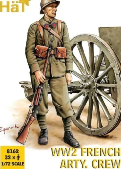 Hat Industrie 1/72 WWII French Artillery Crew E28B