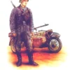 Hat Industrie 1/72 WWII German Motorcycle with Sidecar