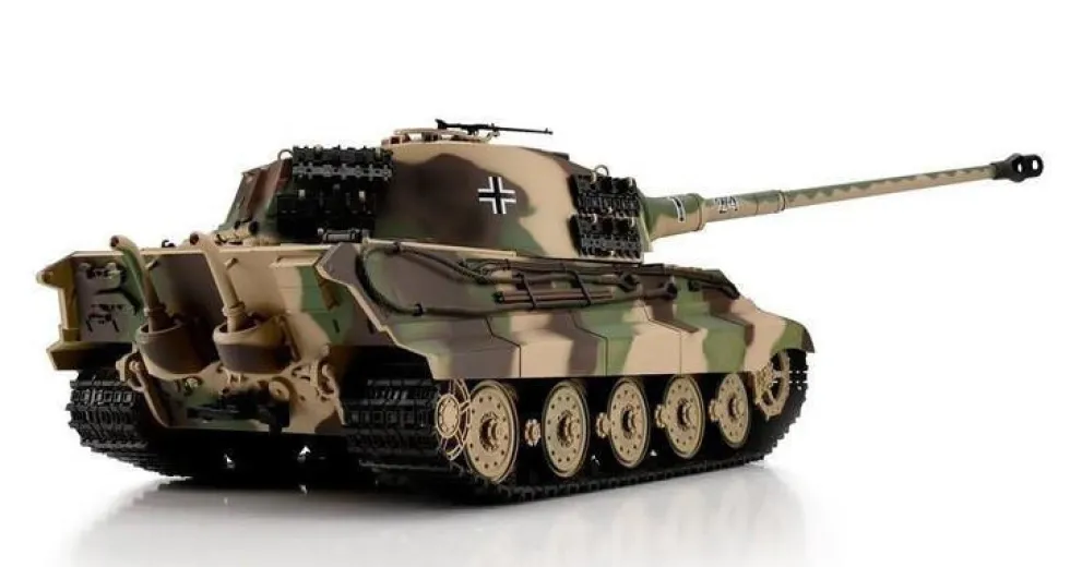 Heng Long RC 1/16 King Tiger - Henschel Turret - IR Battle System - Upgrade Edition