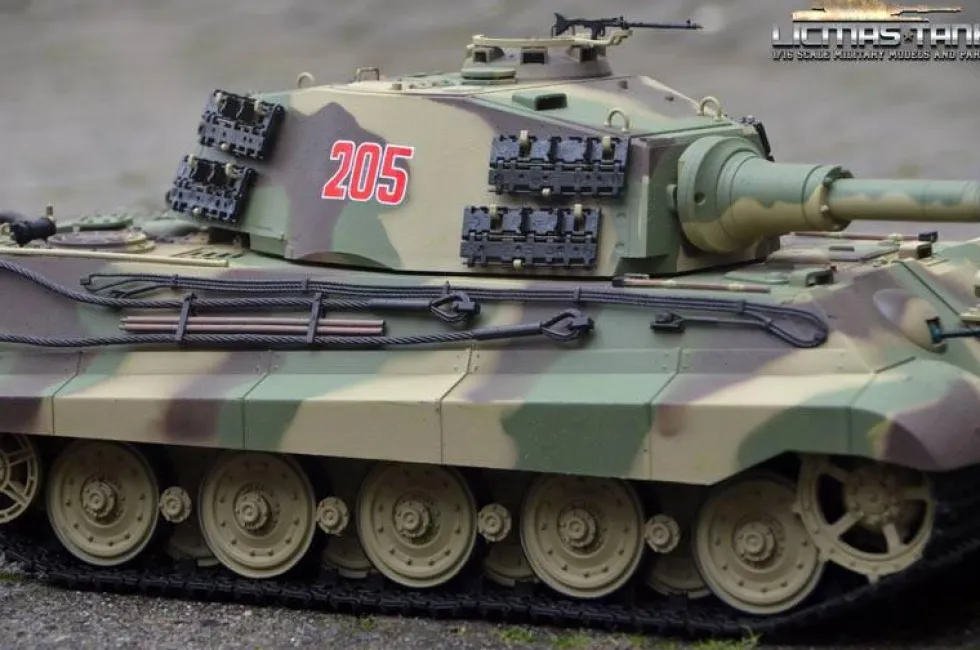 Heng Long RC 1/16 King Tiger - Henschel Turret - IR Battle System - Upgrade Edition