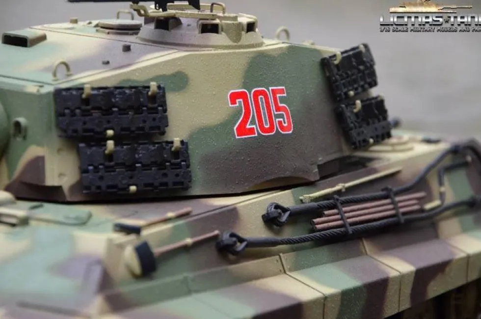 Heng Long RC 1/16 King Tiger - Henschel Turret - IR Battle System - Upgrade Edition