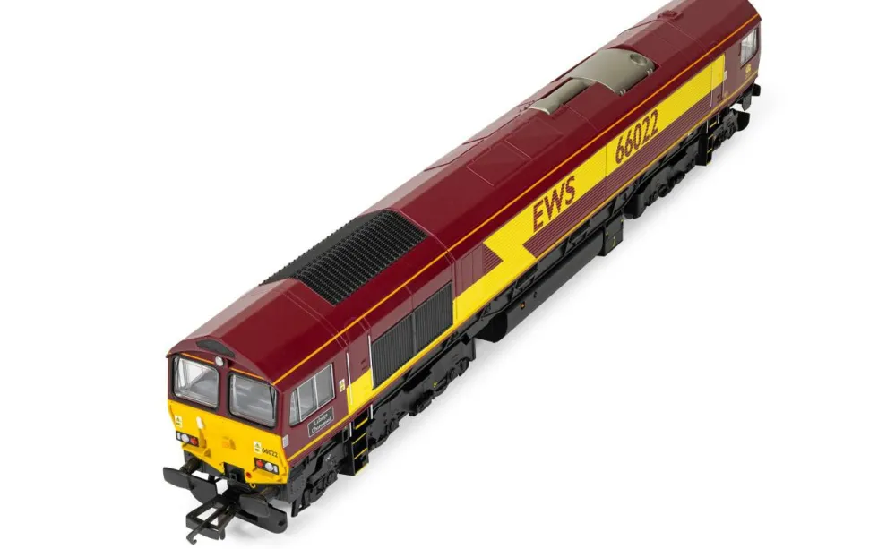 Hornby RailRoad: EWS - Class 66 - 'Lafarge Charnwood' 66022 Locomotive