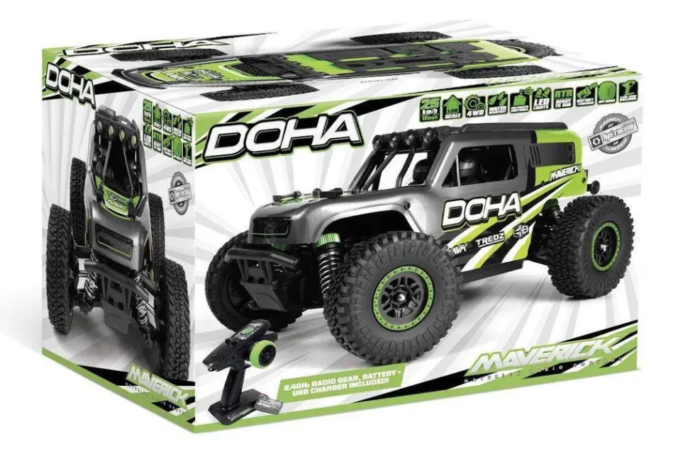 HPI Maverick Doha 1/20 4WD Remote Control Electric Truck Green