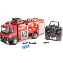 HuiNa RC 1/14 2.4G 22CH Fire Truck With Powerfull Hose RTR