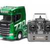 HuiNa RC 1/18 2.4G 19CH Scania 770S Green RC Haulage Truck RTR