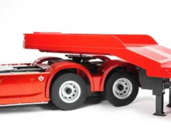 HuiNa RC 1/18 Haulage Flatbed Trailer Red 2.4G RTR