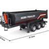 HuiNa RC 1/18 Tipping Semi-trailer (Black)