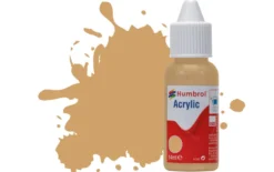 Humbrol 94 14ml Acrylic Matt Brown Yellow Dropper Bottle