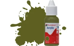 Humbrol 150 14ml Acrylic Matt Forest Green Dropper Bottle